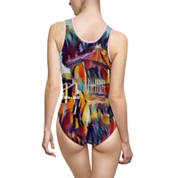 Women's Classic One-Piece Swimsuit (AOP) / Flying Gazebo