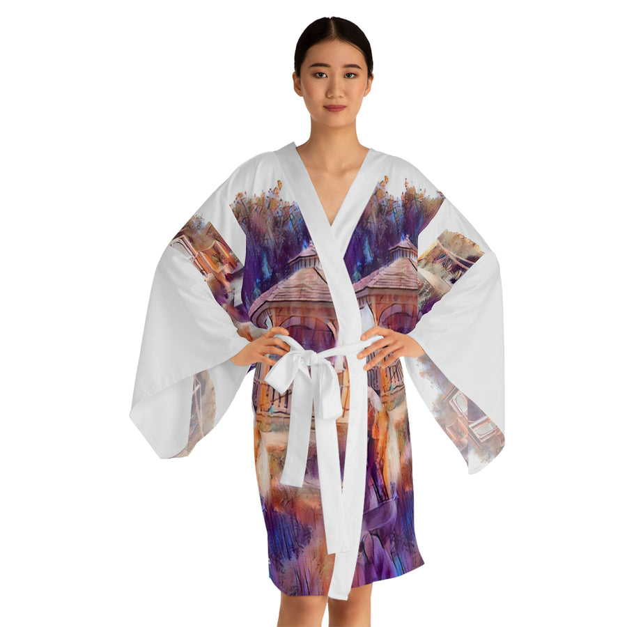 Long Sleeve Kimono Robe (AOP) / Flying Gazebo