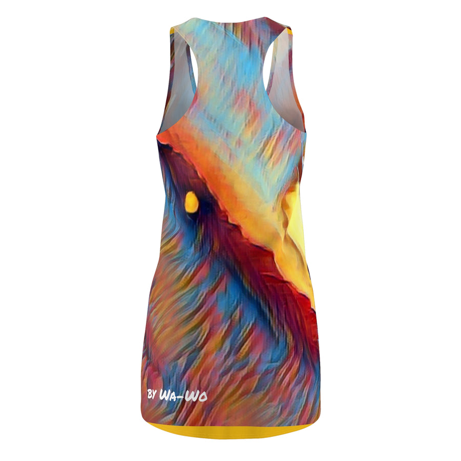 Women's Cut & Sew Racerback Dress (AOP) / Sunset by the Sea