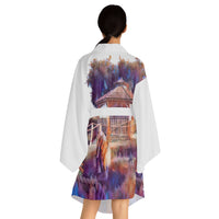 Long Sleeve Kimono Robe (AOP) / Flying Gazebo