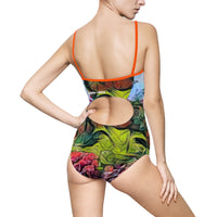 Women's One-piece Swimsuit (AOP) / Tropical & Wild