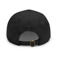 Dad Hat with Leather Patch (Rectangle)