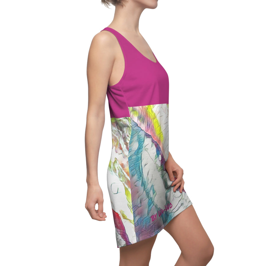 Women's Cut & Sew Racerback Dress (AOP) / Sunset by the Sea