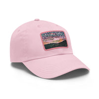 Dad Hat with Leather Patch (Rectangle)