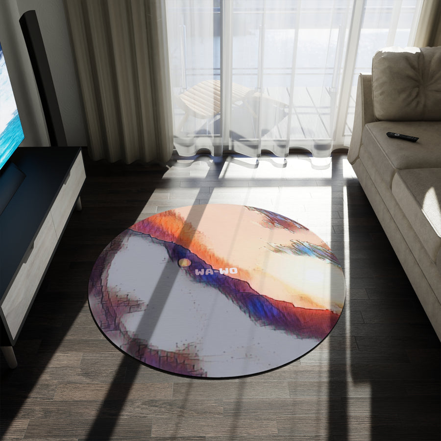 Round Rug | Sunset by the Sea