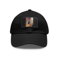 Dad Hat with Leather Patch (Rectangle)