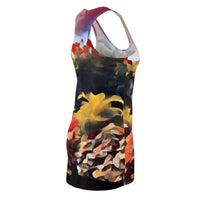 Women's Cut Sew Racerback Dress (AOP) / Tropical & Wild