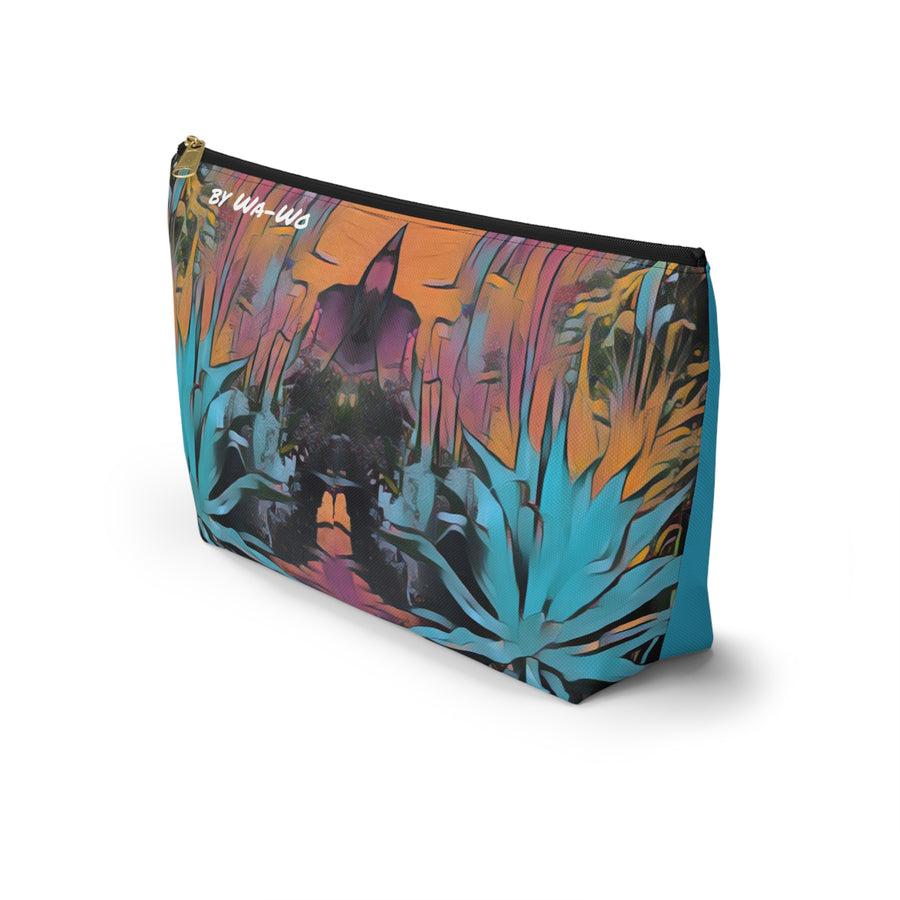 Accessory Pouch w T-bottom / Thirsty Succulent