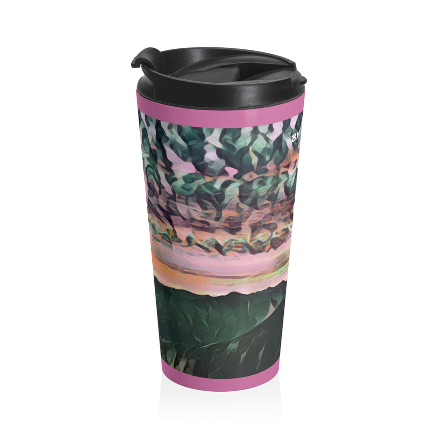 Stainless Steel Travel Mug / Cloudy Clouds