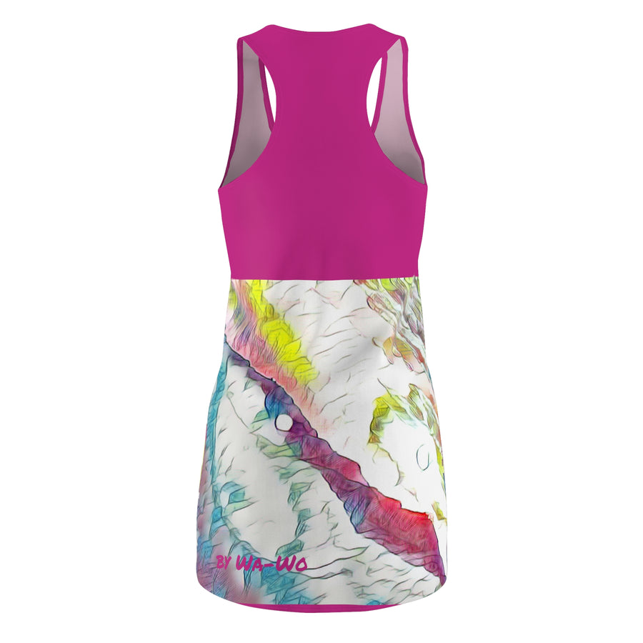 Women's Cut & Sew Racerback Dress (AOP) / Sunset by the Sea