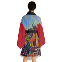 Long Sleeve Kimono Robe (AOP) / Great Spirit Abode
