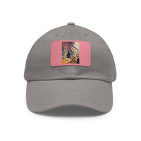 Dad Hat with Leather Patch (Rectangle)