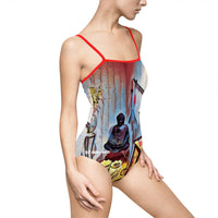 Women's One-piece Swimsuit (AOP) / Sacred Space