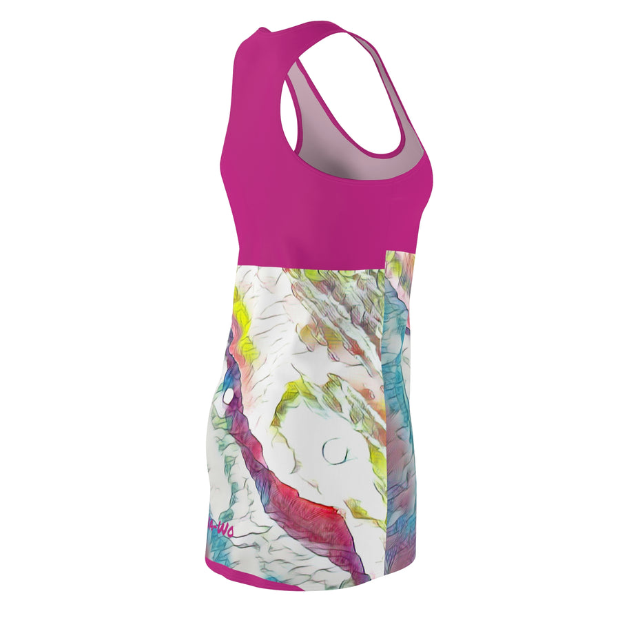 Women's Cut & Sew Racerback Dress (AOP) / Sunset by the Sea