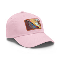 Dad Hat with Leather Patch (Rectangle)