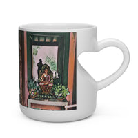 SACRED SPACE Heart Shape Mug