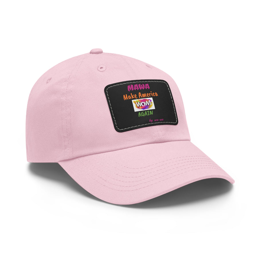 Dad Hat with Leather Patch