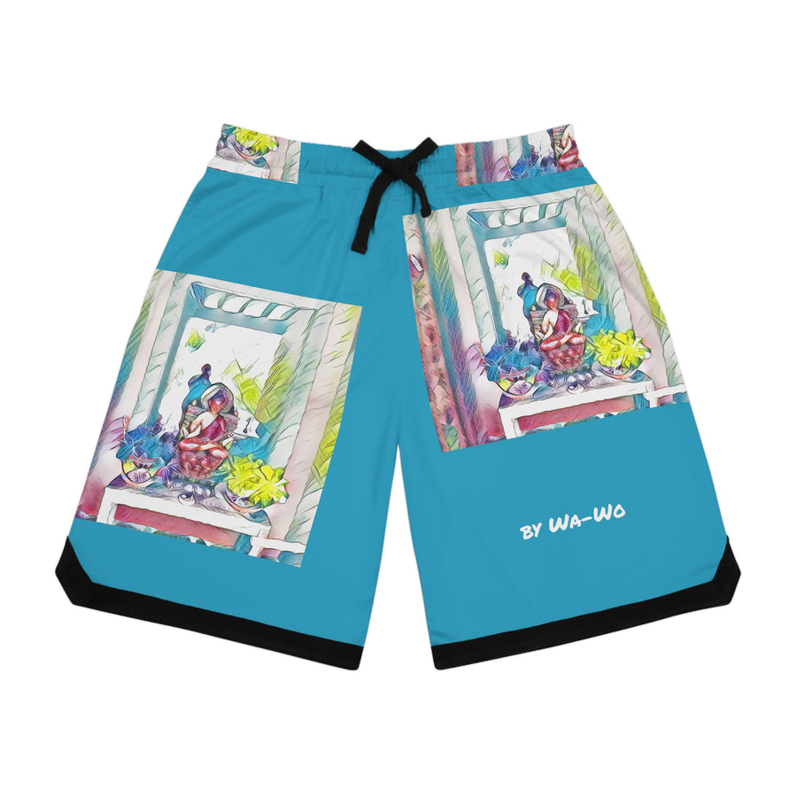 Basketball Rib Shorts (AOP)