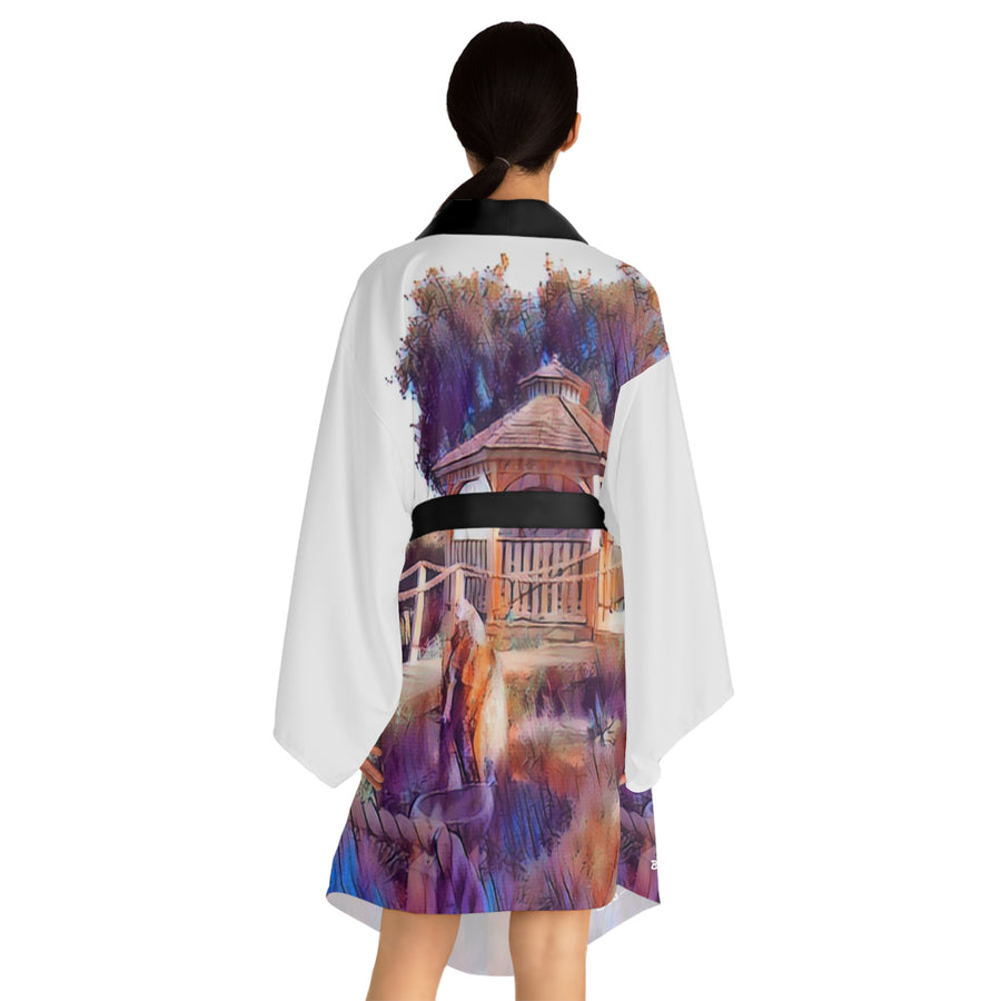 Long Sleeve Kimono Robe (AOP) / Flying Gazebo