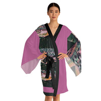 Long Sleeve Kimono Robe (AOP) / Cloudy Clouds