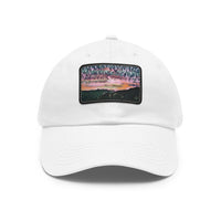 Dad Hat with Leather Patch (Rectangle)