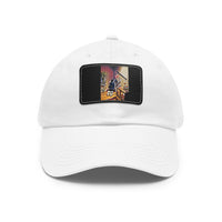 Dad Hat with Leather Patch (Rectangle)