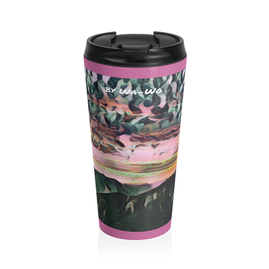 Stainless Steel Travel Mug / Cloudy Clouds