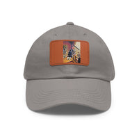 Dad Hat with Leather Patch (Rectangle)