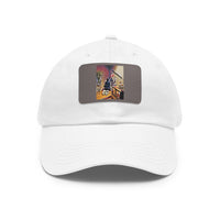 Dad Hat with Leather Patch (Rectangle)