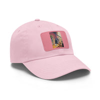 Dad Hat with Leather Patch (Rectangle)