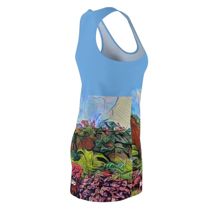 Women's Cut Sew Racerback Dress (AOP) / Tropical & Wild