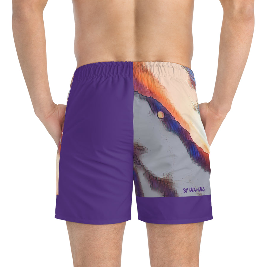 Swim Trunks (AOP) / Sunset by the Sea