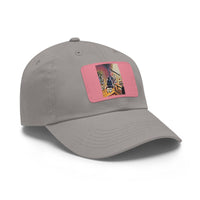 Dad Hat with Leather Patch (Rectangle)