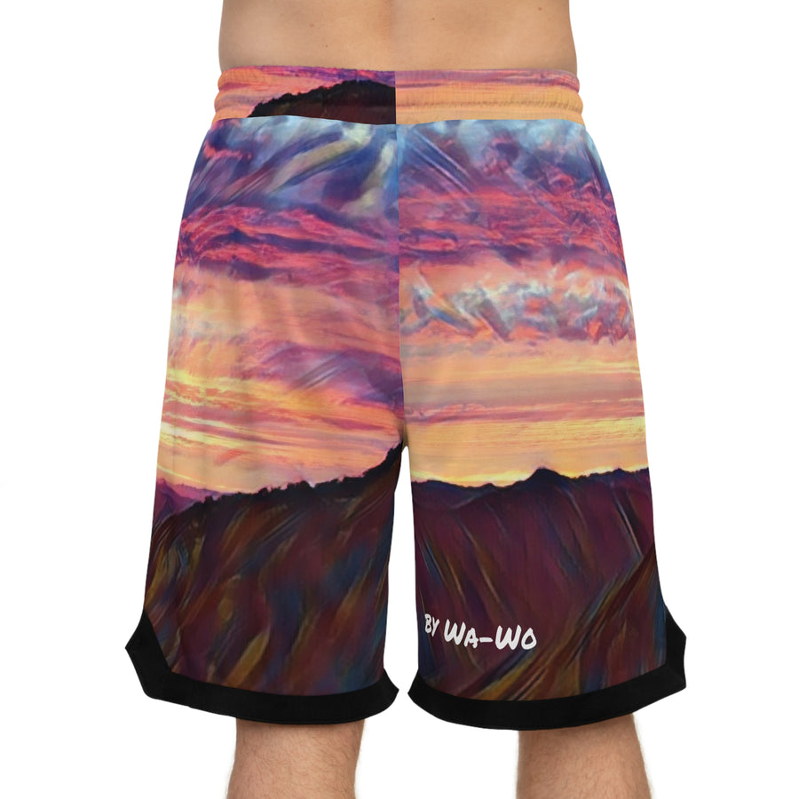 Basketball Rib Shorts (AOP)