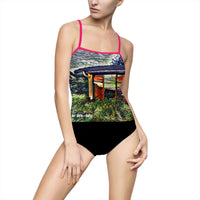 Women's One-piece Swimsuit (AOP) / Reflections on my Window