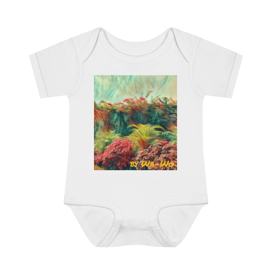 Infant Baby Rib Bodysuit / TROPICAL & WILD
