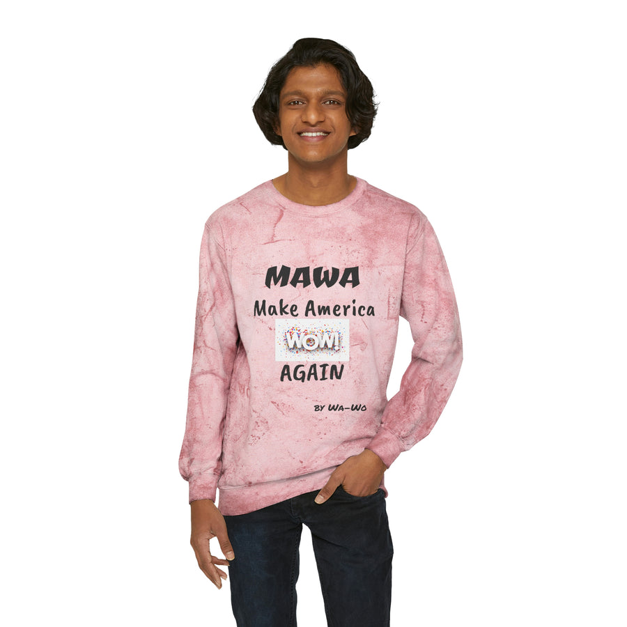 Unisex Color Blast Crewneck Sweatshirt