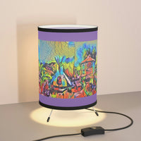 GREAT SPIRIT ABODE - FLYING GAZEBO Tripod Lamp with High-Res Printed Shade, US\CA plug