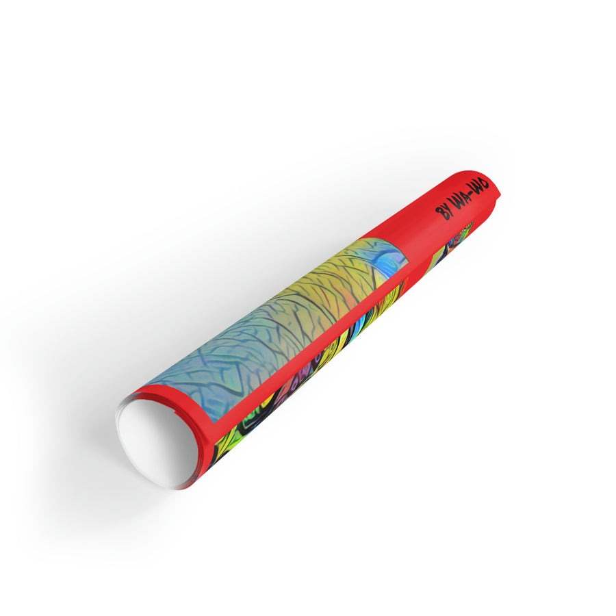 GREAT SPIRIT ABODE - FLYING GAZEBO Gift Wrapping Paper Rolls, 1pc