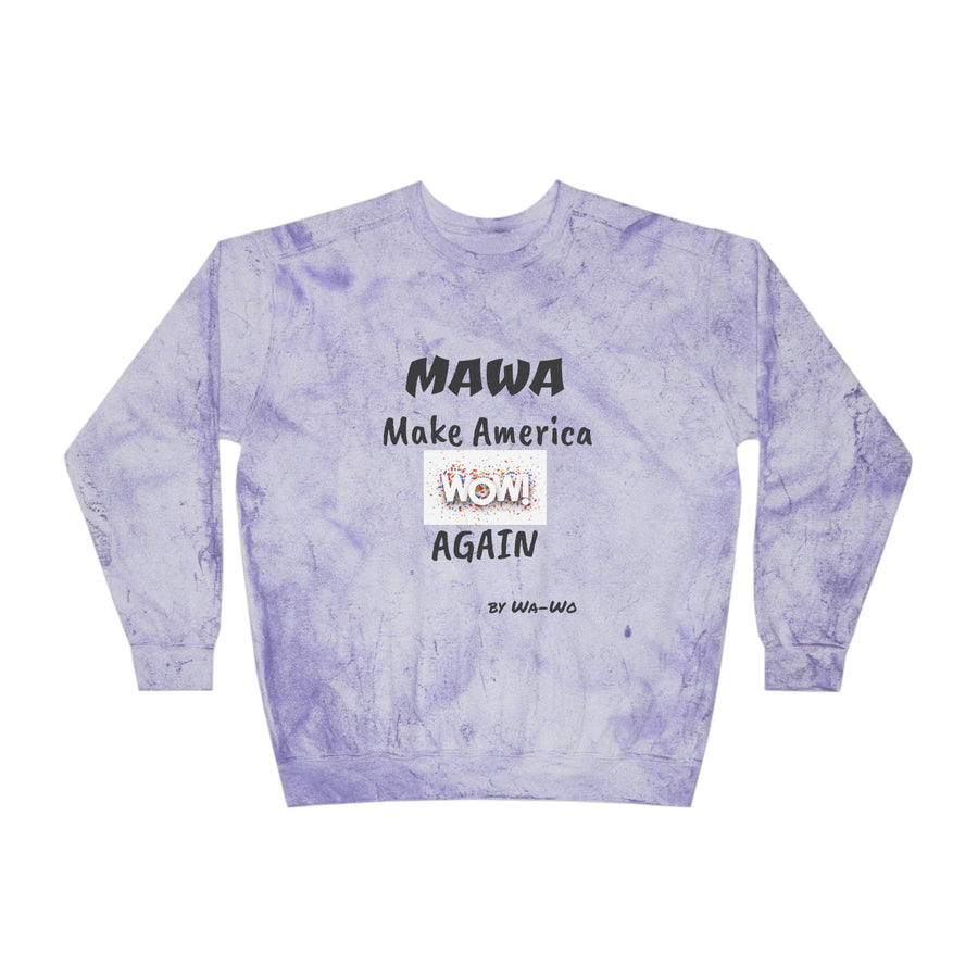 Unisex Color Blast Crewneck Sweatshirt